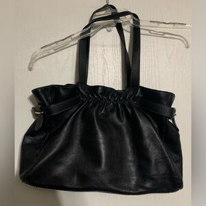 Furla Italian Luxury Black Leather Handbag